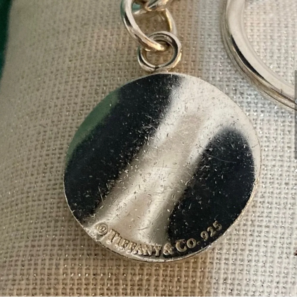 RARE Tiffany & Co. Notes Keychain Vintage Sterling Silver Keyring - Picture 3 of 4